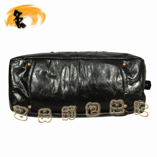 081117 Prada高檔女包 普拉達(dá)經(jīng)典時尚全皮手提包 Prada肩包 黑色