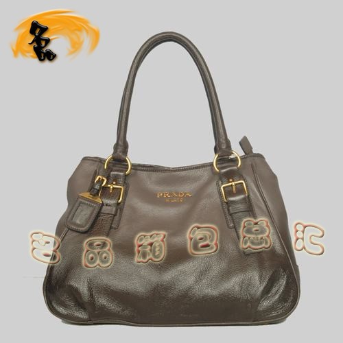 161834 Prada女包 普拉達(dá)絢麗時(shí)尚單肩女包 Prada斜挎包 深啡色