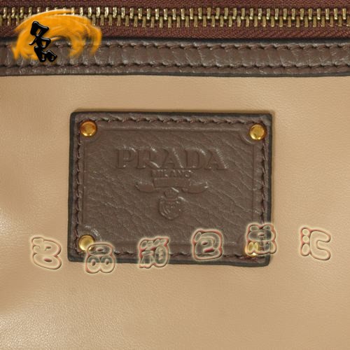 161834 Prada女包 普拉達(dá)絢麗時(shí)尚單肩女包 Prada斜挎包 深啡色