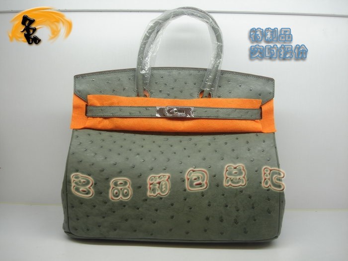 00378 進口高檔鴕鳥皮手提包 Hermes Birkin 鉑金包 Hermes 女包 專業訂制品 實時報價