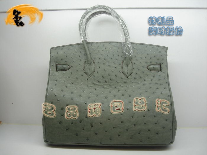 00378 進口高檔鴕鳥皮手提包 Hermes Birkin 鉑金包 Hermes 女包 專業訂制品 實時報價