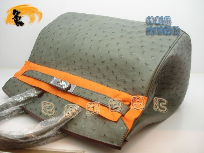 00378 進口高檔鴕鳥皮手提包 Hermes Birkin 鉑金包 Hermes 女包 專業訂制品 實時報價