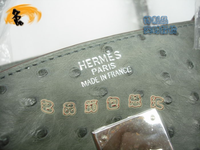 00378 進口高檔鴕鳥皮手提包 Hermes Birkin 鉑金包 Hermes 女包 專業訂制品 實時報價