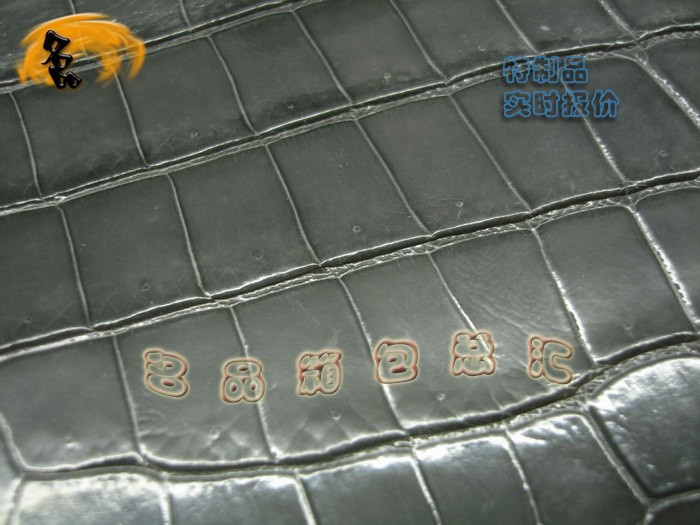 05600 Hermes Birkin 鉑金包 Hermes 女包 真鱷魚皮 深灰色 手提包 訂制品 實時報價