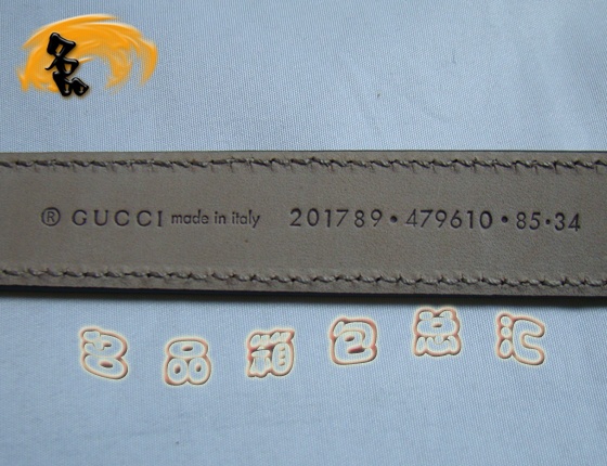 201789 Gucci皮帶 Gucci最新款 PVC 時尚女士皮帶 Gucci腰帶 原版一比一品質(zhì)
