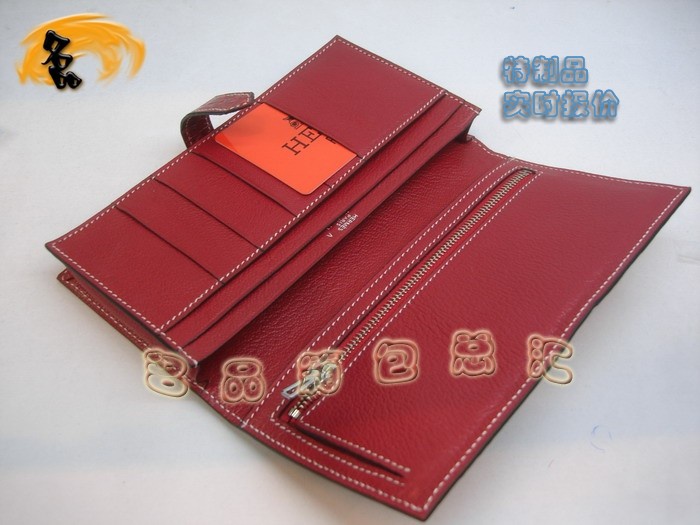 04618 Hermes最新款 Hermes真鱷魚(yú)皮 時(shí)尚女士錢(qián)夾 愛(ài)馬仕長(zhǎng)款錢(qián)包 紅色 實(shí)時(shí)報(bào)價(jià)