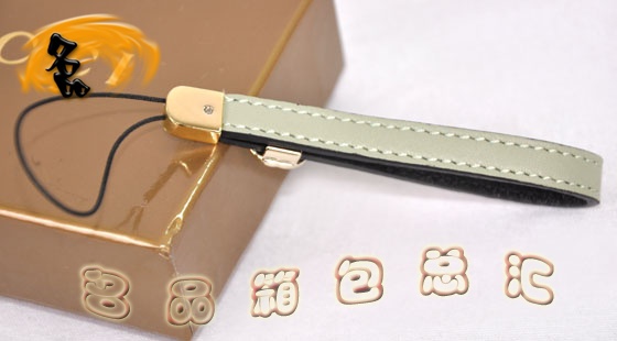 115279 Gucci手機鏈 Gucci進口高檔牛皮時尚女士手機掛飾 Gucci飾品 綠色