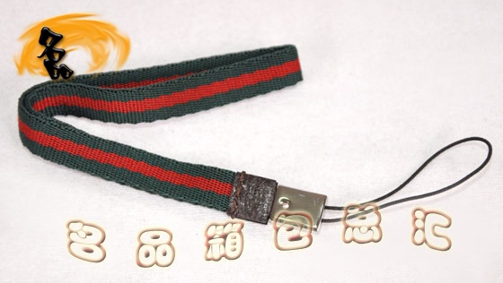 07168R Gucci手機鏈 Gucci最新款手機掛件 Gucci手機掛飾 Gucci配飾 紅配綠色