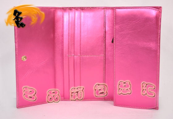 181595 古奇經(jīng)典雙G帆布女士錢(qián)夾 Gucci長(zhǎng)款錢(qián)包 Gucci女包 一比一品質(zhì) 杏配桃紅色