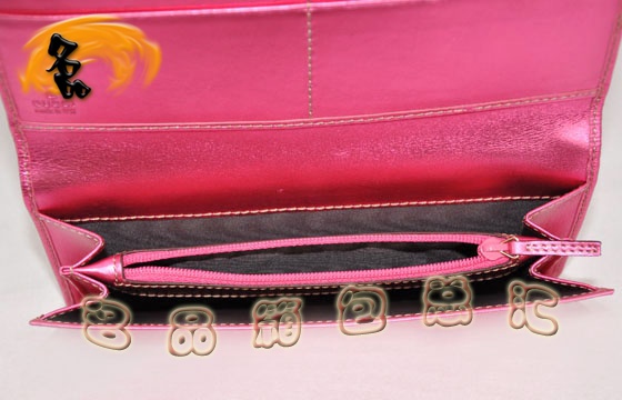 181595 古奇經(jīng)典雙G帆布女士錢(qián)夾 Gucci長(zhǎng)款錢(qián)包 Gucci女包 一比一品質(zhì) 杏配桃紅色