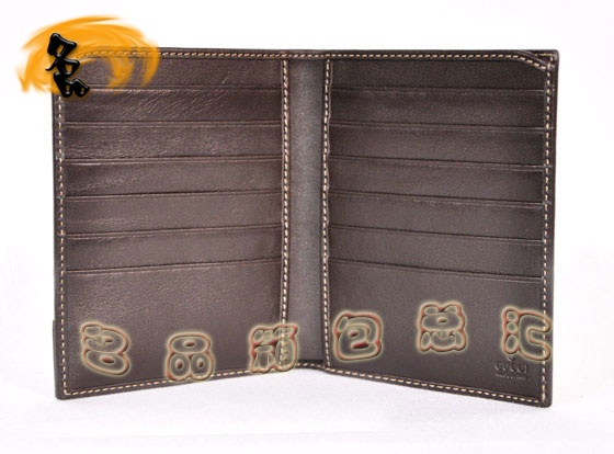 181679 Gucci錢(qián)夾 Gucci錢(qián)包 古奇雙G花布時(shí)尚男包 Gucci卡包 一比一品質(zhì) 杏色