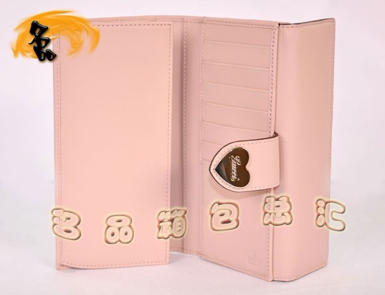 203550 一比一品質(zhì) Gucci錢(qián)包 Gucci經(jīng)典雙G帆布女包 Gucci長(zhǎng)款錢(qián)夾 杏配粉紅色