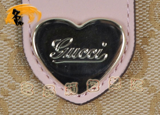 203550 一比一品質(zhì) Gucci錢(qián)包 Gucci經(jīng)典雙G帆布女包 Gucci長(zhǎng)款錢(qián)夾 杏配粉紅色