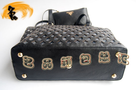 1020 Prada 最新款 時尚休閑女士單肩包 Prada女包 原版一比一品質 黑色