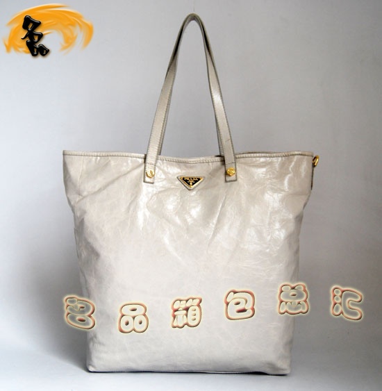 29165 Prada最新款 普拉達牛皮女士卡通單肩包 Prada手提包 一比一品質 米白色