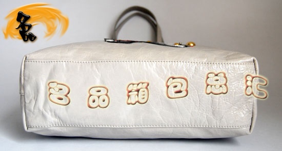 29165 Prada最新款 普拉達牛皮女士卡通單肩包 Prada手提包 一比一品質 米白色