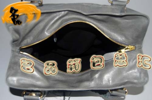 084326B 巴黎世家新款女士單肩包 Balenciaga手提包 巴黎世家女包 一比一品質 灰色