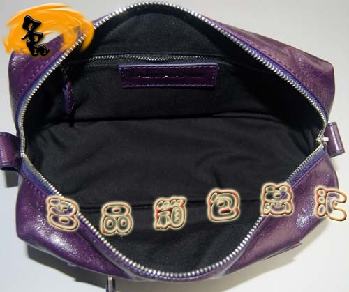 084611 Balenciaga手拿包 進口牛皮時尚女士手包 巴黎世家女包 手抓包 紫色