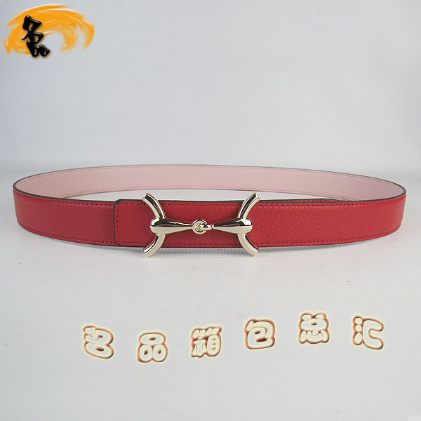 349 最新款?lèi)?ài)馬仕皮帶 Hermes皮帶 Hermes腰帶 鴕鳥(niǎo)紋桃紅配紅 金扣3cm