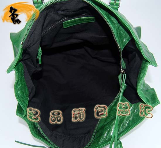 08472 Balenciaga機車包 單肩包 巴黎世家手提包 進口羊皮時尚休閑女包 綠色