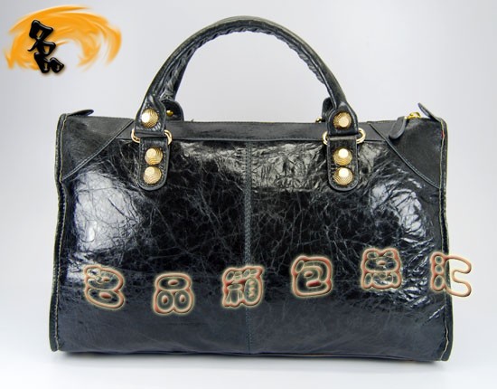 084324B Balenciaga女包 手提包 巴黎世家手提包 進(jìn)口羊皮時(shí)尚休閑女包 深灰色