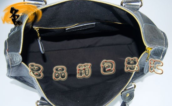 084324B Balenciaga女包 手提包 巴黎世家手提包 進(jìn)口羊皮時(shí)尚休閑女包 深灰色