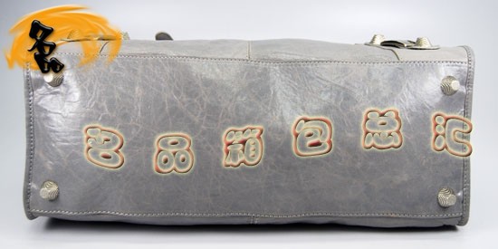 084324A Balenciaga女包 手提包 巴黎世家手提包 進口羊皮時尚休閑女包 淺灰色