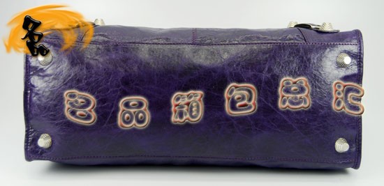 084324A Balenciaga女包 手提包 巴黎世家手提包 進(jìn)口羊皮時(shí)尚休閑女包 深紫色