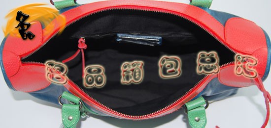 084324 Balenciaga機車包 手提包 巴黎世家單肩包 進口牛皮經(jīng)典時尚女包 寶藍色