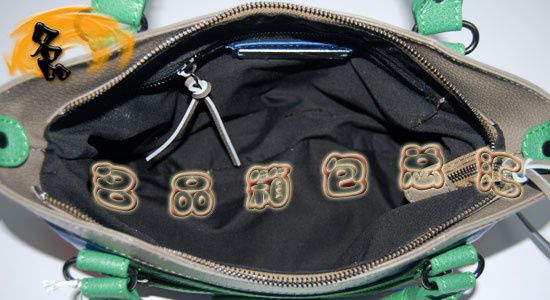 084331 Balenciaga女包 巴黎世家手提包 進口牛皮經典時尚女包 藍灰綠色