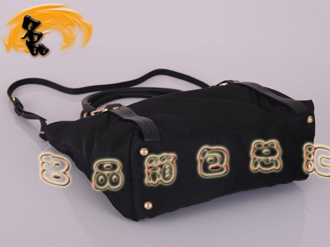 BN1774 Prada防水尼龍帆布女士休閑包 Prada單肩包 斜挎包 普拉達女包 黑色