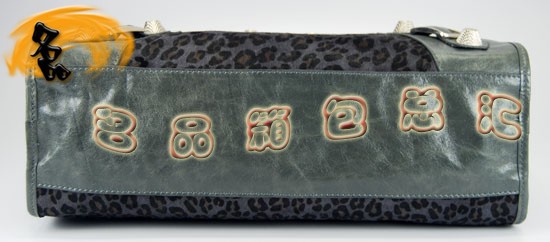 084332A Balenciaga單肩包 巴黎世家機車包 進口牛皮經典女包 深銀灰色