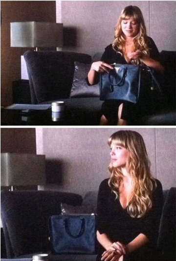 BN1844 碟中諜4 殺手包 Prada十字紋 女包 普拉達(dá)手提包 Prada手提包 黑色