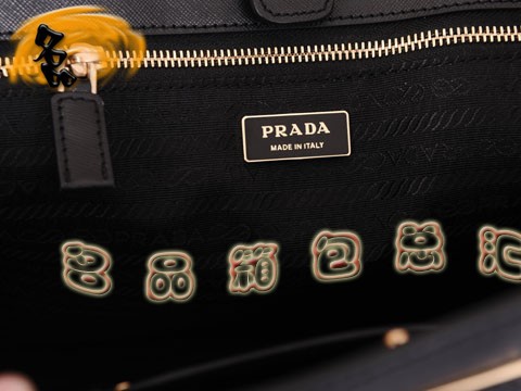 BN1844 碟中諜4 殺手包 Prada十字紋 女包 普拉達(dá)手提包 Prada手提包 黑色