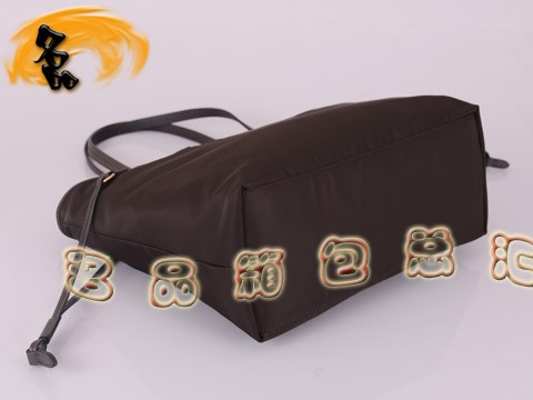 BR3924 Prada休閑包 防水尼龍帆布女包 普拉達單肩包 帆布包 啡色