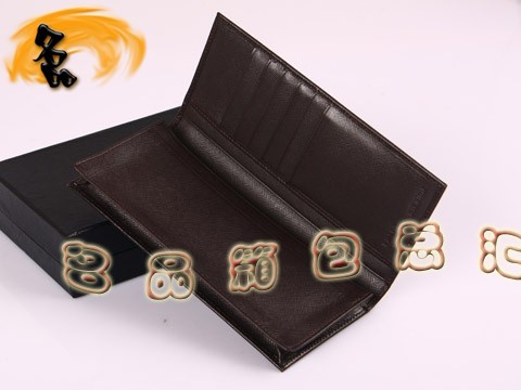 2M1113A Prada錢(qián)包 進(jìn)口十字紋牛皮錢(qián)夾 普拉達(dá)男士長(zhǎng)款錢(qián)包 Prada錢(qián)夾 啡色