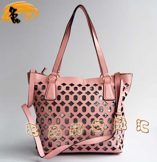 1023 Prada 最新款 時(shí)尚休閑女士單肩包 Prada女包 原版一比一品質(zhì) 粉紅色