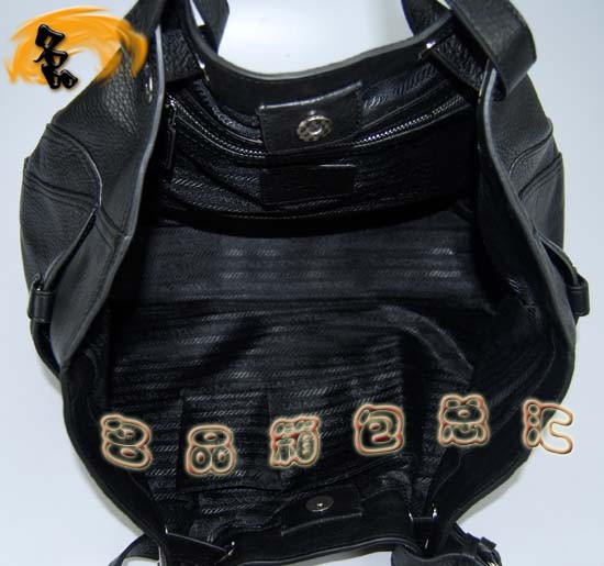 7947 Prada女包 普拉達(dá)包 Prada時尚休閑女士單肩包 最新款女包 黑色