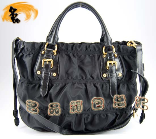 29208 Prada女包 普拉達手提包 Prada時尚休閑女士單肩包 最新款女包 黑色