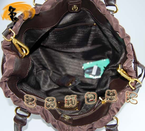 29208 Prada女包 最新款女包 普拉達手提包 Prada時尚休閑女士單肩包 咖啡色