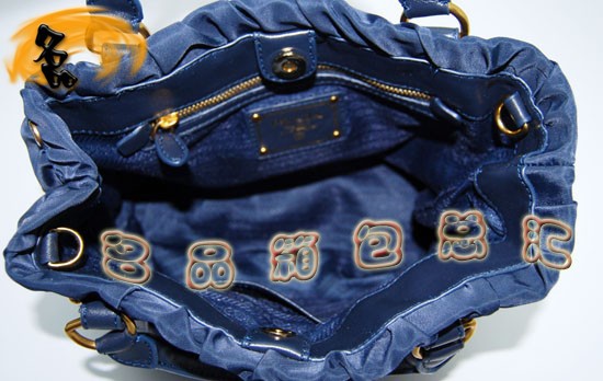 29208 Prada女包 普拉達手提包 Prada時尚休閑女士單肩包 最新款女包 藍色