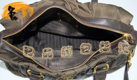 29211 最新款女包 Prada女包 Prada時尚休閑女士斜挎包 普拉達手提包 咖啡色