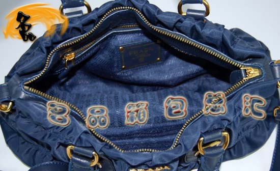 29211 Prada女包 普拉達(dá)手提包 Prada時尚休閑女士斜挎包 最新款女包 藍(lán)色