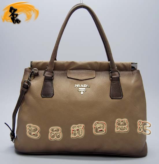 80069 Prada單肩包 最新款女包 普拉達斜挎包 Prada時尚休閑包 米白色