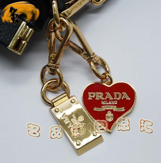 80302 Prada手提包 普拉達單肩包 Prada時尚休閑包 最新款女包 黑色