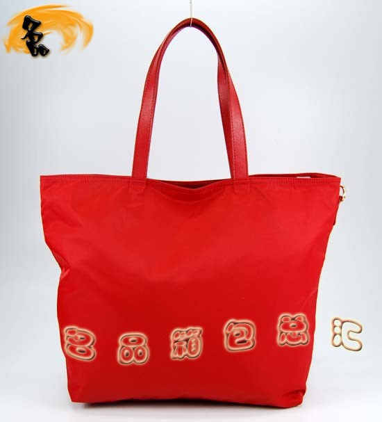 89277 最新款單肩包 Prada女包 普拉達手提包 Prada時尚休閑女包 大紅色