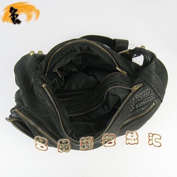 63465 Alexander Wang斜挎包 最新款時尚女士單肩包 亞利山大王女包 黑色