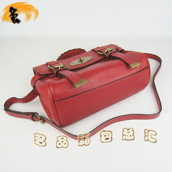 1880 手提包 Mulberry新款時(shí)尚女包 Mulberry斜挎包 瑪百莉 紅色