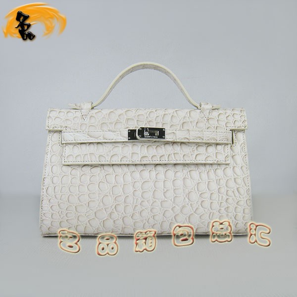 H008 最新款Hermes女包 手提包 愛馬仕晚宴包 Hermes Kelly Bag 凱莉包 石頭紋 米白色