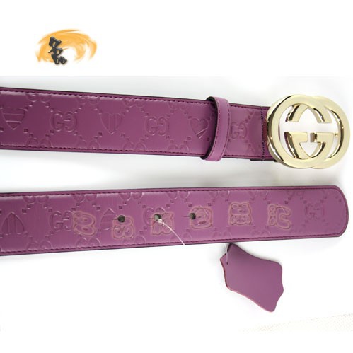 170854 Gucci皮帶 Gucci腰帶 Gucci經(jīng)典款時尚女士皮帶 古奇牛皮女士皮帶 黑色、啡色、紫色